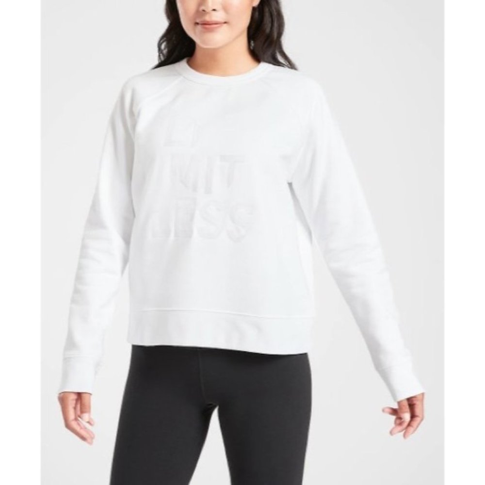 Athleta Limitless Graphic Crewneck Sweatshirt